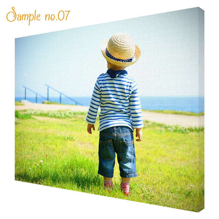 子供の写真ファブリックボード