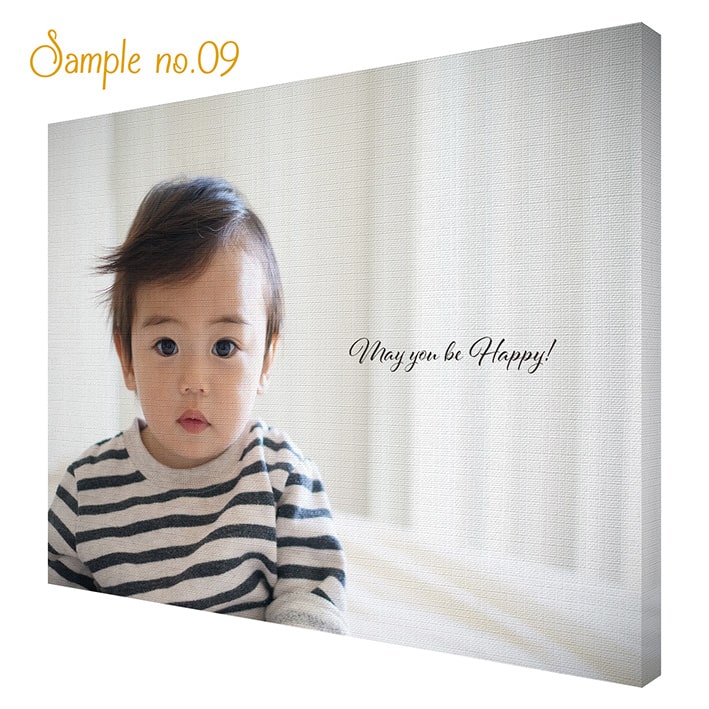 子供の写真ファブリックボード